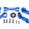 Traxxas Steering bellcranks (left & right)/ draglink (6061-T6 aluminum, blue-anodized) (fits X-Maxx) – TRX7746-BLUE