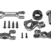 Traxxas Steering bellcranks (left & right)/ draglink (6061-T6 aluminum, gray-anodized) (fits XRT) – TRX7843-GRAY