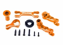 Traxxas Steering bellcranks (left & right)/ draglink (6061-T6 aluminum, orange-anodized) (fits X-Maxx) – TRX7746-ORNG