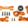 Traxxas Steering bellcranks (left & right)/ draglink (6061-T6 aluminum, orange-anodized) (fits XRT) – TRX7843-ORNG