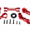 Traxxas Steering bellcranks (left & right)/ draglink (6061-T6 aluminum, red-anodized) (fits X-Maxx) – TRX7746-RED