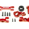 Traxxas Steering bellcranks (left & right)/ draglink (6061-T6 aluminum, red-anodized) (fits XRT) – TRX7843-RED