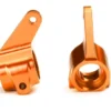 Traxxas Steering blocks, Rustler/Stampede/Bandit (2), 6061-T6 aluminum (orange-anodized)/ 5x11mm ball bearings (4) – TRX3636T