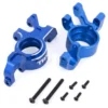 Traxxas Steering blocks, 6061-T6 aluminum (blue-anodized), left & right – TRX7836-BLUE