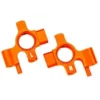 Traxxas Steering blocks, 6061-T6 aluminum (orange-anodized) (left & right)/ 3x12mm BCS (with threadlock) – TRX10537-ORNG