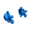 Traxxas Steering blocks, 6061-T6 aluminum (blue-anodized) (left & right)/ 2.5x12mm BCS (with threadlock) (2)/ 2x6mm SS (with threadlock) (4) – TRX9737-BLUE