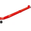 Traxxas Steering link, 6061-T6 aluminum (red-anodized)/ servo horn, metal/ spacers (2)/ 3x6mm CCS (with threadlock) (1)/ 2.5x7mm SS (with threadlock) (1) – TRX9748-RED