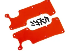 Traxxas Suspension arm covers, red, rear (left and right)/ 2.5×8 CCS (12)– TRX9634R