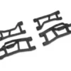TRAXXAS Suspension arms, front (upper left (1)/ upper right (1)/ lower left (1)/ lower right (1)) (for use with #10790 Mini Maxx® WideMaxx® suspension kit) – TRX10725-BLK