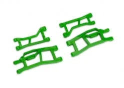 TRAXXAS Suspension arms, front (upper left (1)/ upper right (1)/ lower left (1)/ lower right (1)) (green) (for use with #10790 Mini Maxx® WideMaxx® suspension kit) – 10725-GRN