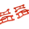TRAXXAS Suspension arms, front (upper left (1)/ upper right (1)/ lower left (1)/ lower right (1)) (red) (for use with #10790 Mini Maxx® WideMaxx® suspension kit) – TRX10725-RED
