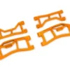 TRAXXAS Suspension arms, rear (upper left (1)/ upper right (1)/ lower left (1)/ lower right (1)) (orange) (for use with #10790 Mini Maxx® WideMaxx® suspension kit) – TRX10727-ORNG