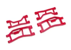 TRAXXAS Suspension arms, rear (upper left (1)/ upper right (1)/ lower left (1)/ lower right (1)) (red) (for use with #10790 Mini Maxx® WideMaxx® suspension kit) – TRX10727-RED