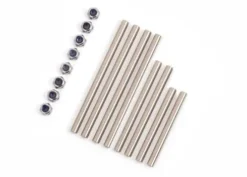 Traxxas Suspension pin set, extreme heavy duty, complete (front and rear) (hardened steel) (3x52mm (4), 3x32mm (2), 3x40mm (2))/ M2.5×0.45mm NL (4) (for use with #9080 upgrade kit) – TRX9042X