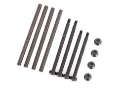 Traxxas Suspension pin set, front & rear (hardened steel), 4x67mm (4), 3.5×48.2mm (2), 3.5×56.7mm (2)/ M3x0.5mm NL, flanged (2) – TRX9540