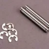 Traxxas Suspension pins 23mm hard chrome 2 E-clips 4 – TRX2635