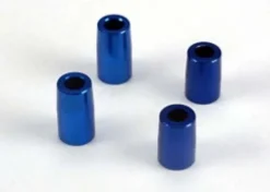 Traxxas Tapered bearing block spacers (blue-anodized, aluminum) (3x6x10.75mm) (2)/(3x6x8.9mm) (2) – TRX4828