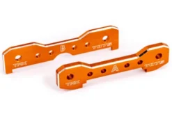 Traxxas Tie bars, front, 7075-T6 aluminum (orange-anodized) (fits Sledge) – TRX9629T