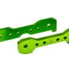 Traxxas Tie bars, front, 6061-T6 aluminum (green-anodized) – TRX9527G