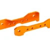 Traxxas Tie bars, rear, 6061-T6 aluminum (orange-anodized) – TRX9528T