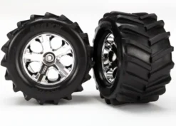 Traxxas Tires and wheels, assembled, glued 2.8″ – TRX6771