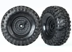 Traxxas Tires and wheels, assembled, glued (Tactical wheels, Canyon Trail 1.9 tires) (2) – TRX8273