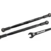 Traxxas Toe links, front (TUBES black-anodized, 6061-T6 aluminum) (2) (for use with TRX7895 X-Maxx WideMaxx suspension kit) – TRX7897A