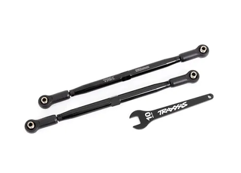 Traxxas Toe links, front (TUBES black-anodized, 6061-T6 aluminum) (2) (for use with TRX7895 X-Maxx WideMaxx suspension kit) – TRX7897A