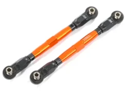 Traxxas Toe links, front (TUBES orange-anodized, 7075-T6 aluminum, stronger than titanium) (88mm) (2)/ rod ends, rear (4)/ rod ends, front (4)/ aluminum wrench (1) – TRX8948A