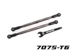 Traxxas Toe links, front (TUBES gray-anodized, 7075-T6 aluminum, stronger than titanium) (2) (for use with #7895 X-Maxx WideMaxx suspension kit) – TRX7897-GRAY