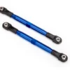 Traxxas Toe links (TUBES blue-anodized, 7075-T6 aluminum, stronger than titanium) (87mm) (2)/ rod ends (4)/ aluminum wrench (1) – TRX6742X