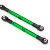 Traxxas Toe links (TUBES green-anodized, 7075-T6 aluminum, stronger than titanium) (87mm) (2)/ rod ends (4)/ aluminum wrench (1) – TRX6742G