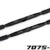 Traxxas Toe links, X-Maxx (TUBES black-anodized, 7075-T6 aluminum, stronger than titanium) (157mm) (2)/ rod ends, assembled with steel hollow balls (4)/ aluminum wrench, 10mm (1) – TRX7748-BLK