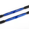 Traxxas Toe links, X-Maxx (TUBES blue-anodized, 7075-T6 aluminum, stronger than titanium) (157mm) (2)/ rod ends, assembled with steel hollow balls (4)/ aluminum wrench, 10mm (1) – TRX7748X