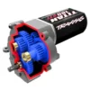 Traxxas Transmission, complete (speed gearing) (9.7:1 reduction ratio) (includes Titan 87T motor) – TRX9791X