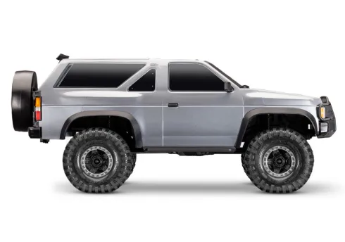 Traxxas TRX-4 1/10 Nissan Pathfinder Crawler “Clipless body” RTR Zilver zonder accu en lader