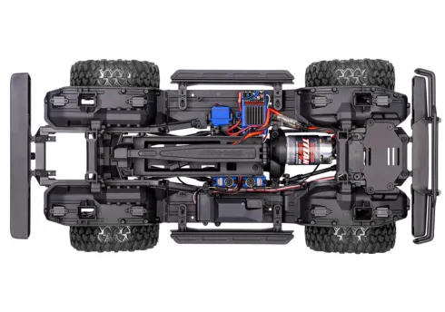Traxxas TRX-4 1/10 Nissan Pathfinder Crawler “Clipless body” RTR Zilver zonder accu en lader