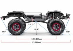 Traxxas TRX-4 Sport High Trail Edition Blauw