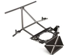 Traxxas Tube chassis center section front (satin black chrome-plated) – TRX8431X