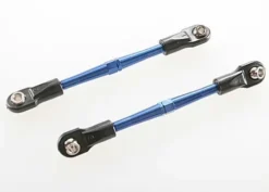 Traxxas Turnbuckles, aluminum (blue-anodized), toe links, 59mm (2) (assembled w/ rod ends & hollow balls) (requires 5mm aluminum wrench TRX5477) – TRX3139A
