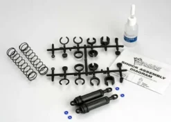 Traxxas Ultra Shocks (black) (xx-long) (complete w/ spring pre-load spacers & springs) (rear) (2) – TRX3762