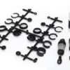 Traxxas Ultra Shocks (grey) (short) (includes spring pre-load spacers) (2) – TRX8360
