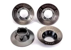 Traxxas Wheel covers, satin black chrome (4) (fits #9572 wheels) – TRX9568A