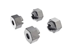 Traxxas Wheel hubs, 7mm hex (steel) (4)/ axle pins (4) – TRX9750A