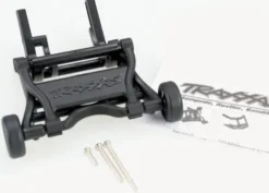 Traxxas Wheelie bar, assembled (black) (fits Slash, Stampede, Rustler, Bandit series)- TRX3678-BLK