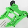 Traxxas Wheelie bar, assembled (green) (fits Stampede, Rustler, Bandit series) – TRX3678-GRN