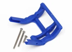 Traxxas Wheelie bar mount (1)/ hardware (blue) – TRX3677-BLUE