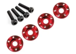 Traxxas Wheel nut washer machined aluminum red 3x12mm CS 4 – TRX7668R