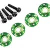 Traxxas Wheel nut washer machined aluminum green 3x12mm CS – TRX7668G