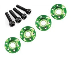 Traxxas Wheel nut washer machined aluminum green 3x12mm CS – TRX7668G